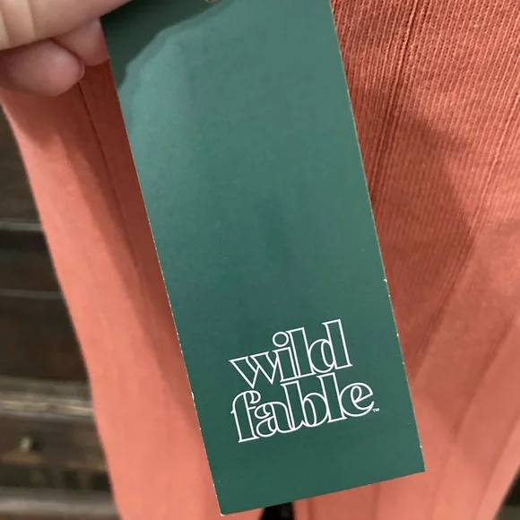 Salmon Bodycon Midi Dress Turtleneck Long Sleeve - Picture 4 of 6